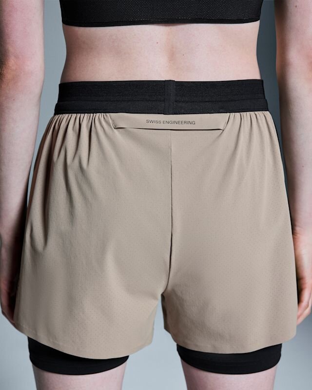 Damskie 3″ Performance 2/1 Shorts Cinder | Black Damskie 3″ Performance 2/1 Shorts Cinder | Black