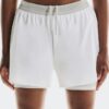 Damskie 3″ Performance 2/1 Shorts White | Glacier