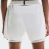 Damskie 3″ Performance 2/1 Shorts White | Glacier