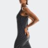 Damskie All-Day Ribbed Dress