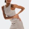 Damskie All-Day Ribbed Dress