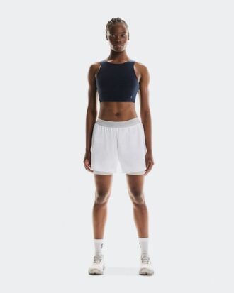 Damskie 3″ Performance 2/1 Shorts White | Glacier