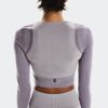 Damskie Studio Knit Long-T Crop