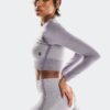 Damskie Studio Knit Long-T Crop