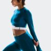 Damskie Train Long Sleeve Crop