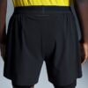 Męskie 5″ Performance 2/1 Shorts Black Męskie 5″ Performance 2/1 Shorts Black