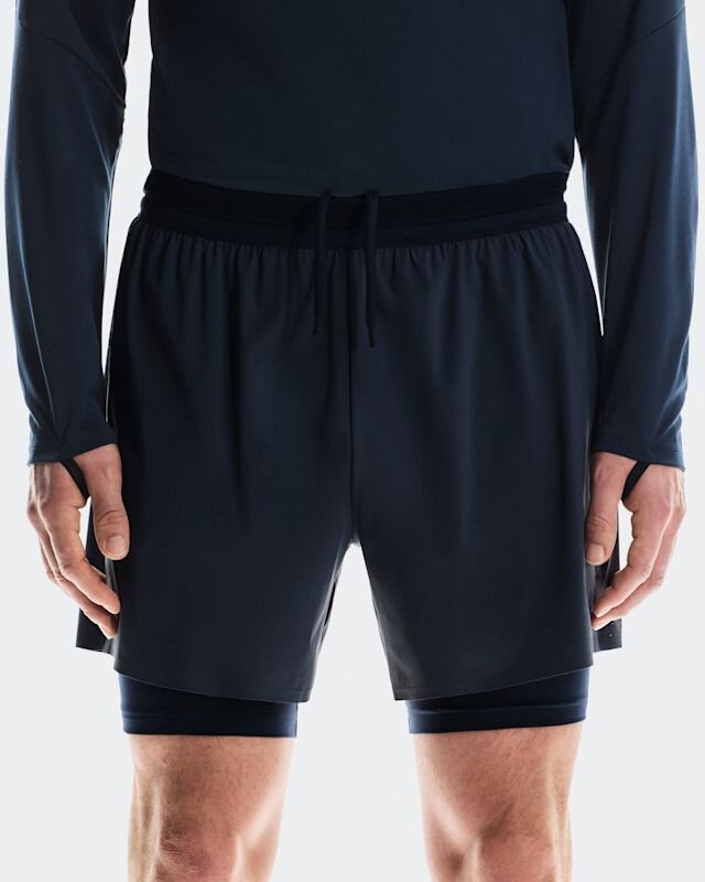 Męskie 5″ Performance 2/1 Shorts Navy | Navy Męskie 5″ Performance 2/1 Shorts Navy | Navy