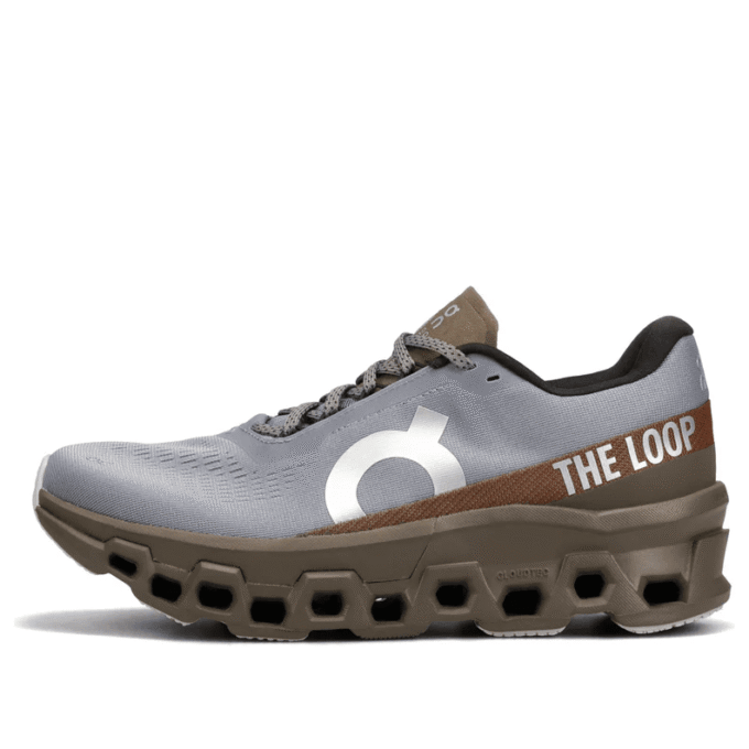On Running x PLEASURES x The Loop Cloudmonster 2 „Grey”
